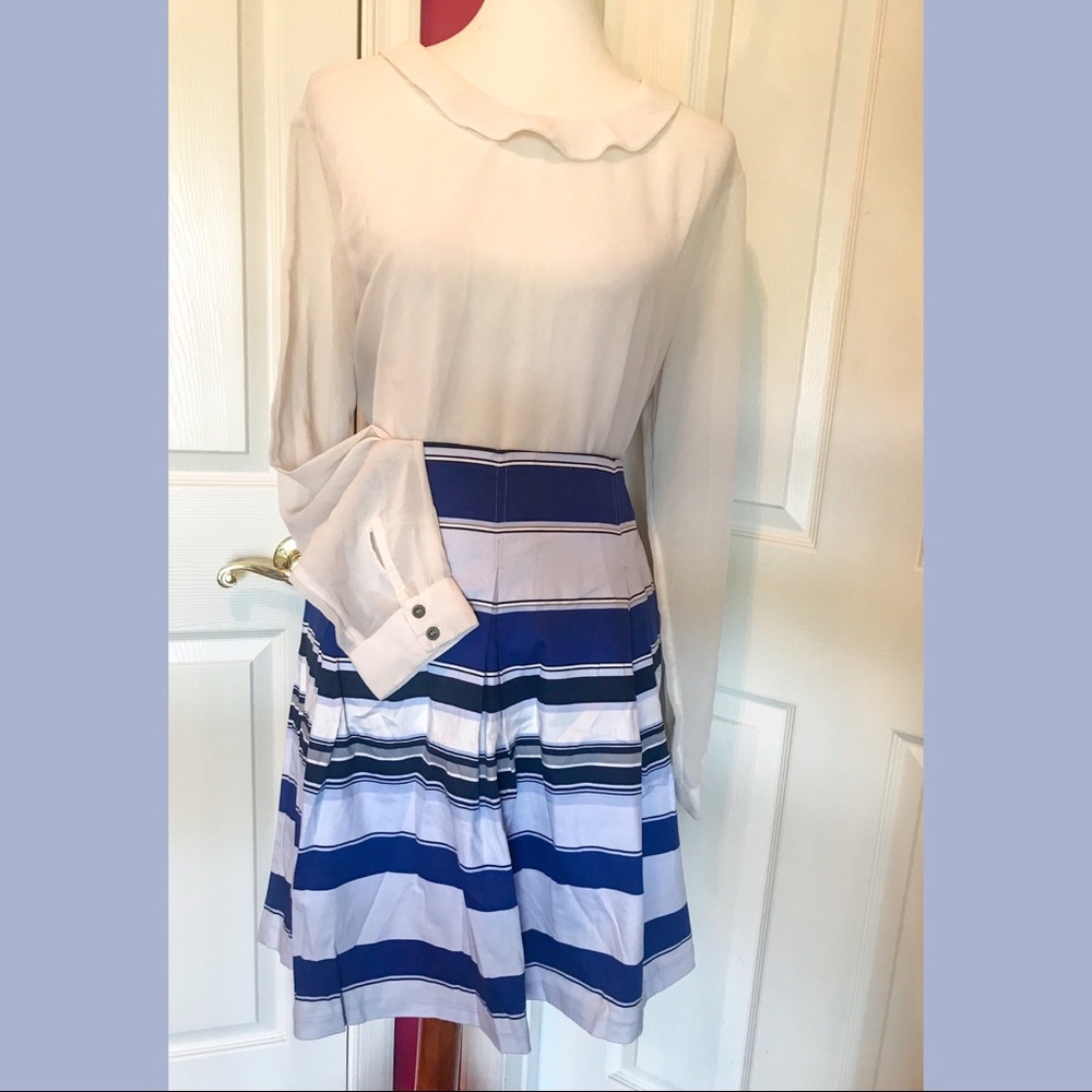Blue Mini Skirt